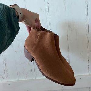 jack rogers suede booties size 6.5